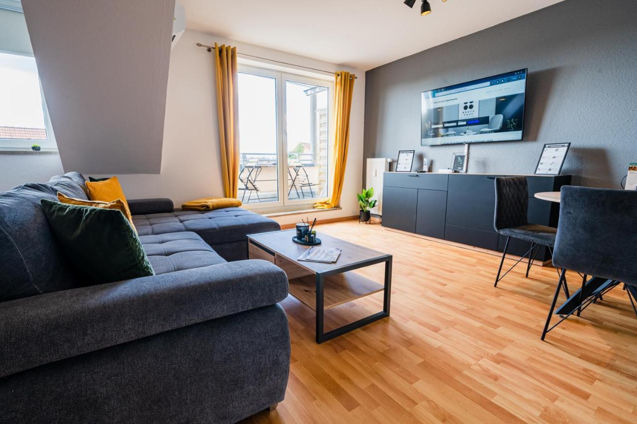 Deluxe Apartment I Klimaanlage I Tiefgarage I Balkon I Wlan Magdeburg Exteriör bild